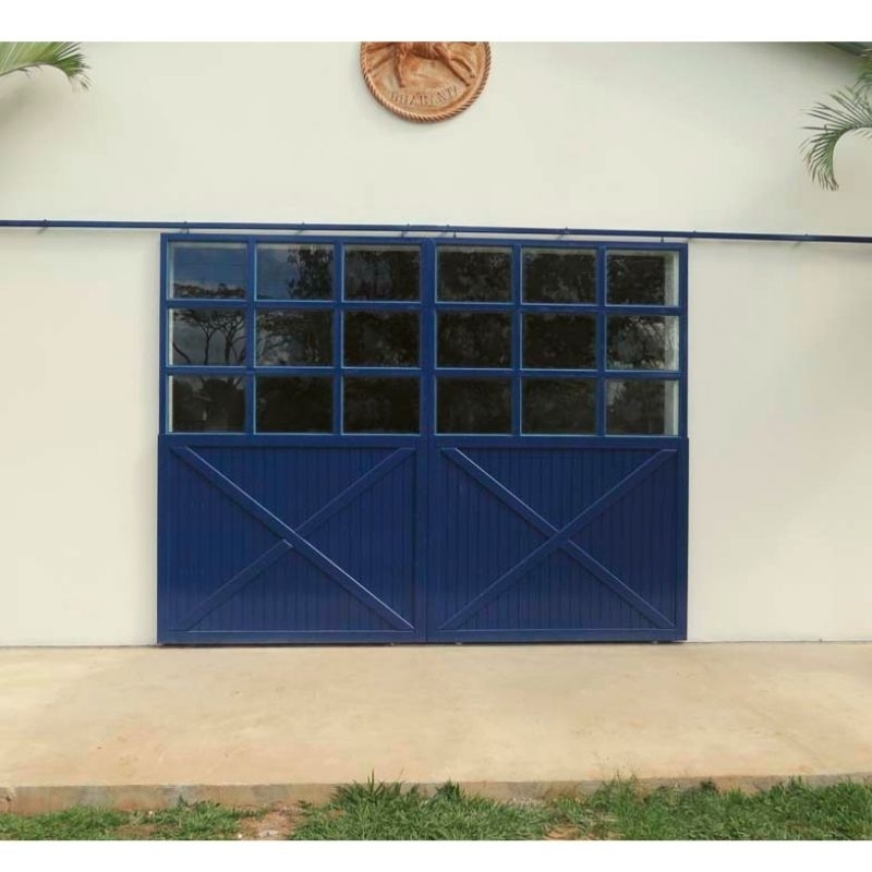 Portão de Madeira com Vidro Valor Teresina - Portão de Madeira para Garagem