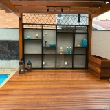deck de madeira modular para jardim Recife
