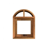 janela de madeira com arco valor Campo Grande