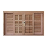 janela de madeira com veneziana valor Goiânia