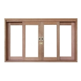 janela de madeira de cozinha Campo Grande