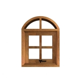 janelas de madeira com arco São Luís