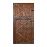 porta para baia de madeira orçar Belém