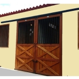 portão de madeira de correr Campo Grande