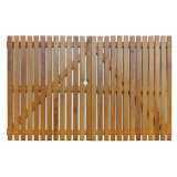 portão de madeira duas bandas orçar Cuiabá