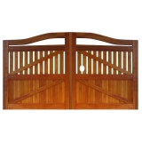 portão de madeira duplo valor Campo Grande