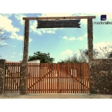portão de madeira para fazenda valor Cuiabá