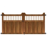 portão de madeira para garagem Belém