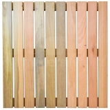 valor de deck de madeira modular 50x50 Natal