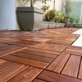 valor de deck de madeira modular varanda Goiânia
